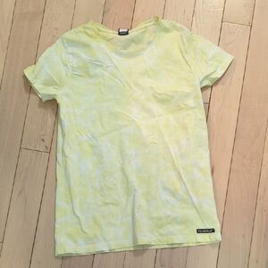 Yellow Tie-Dye Short Sleeve Tee - 12 Years